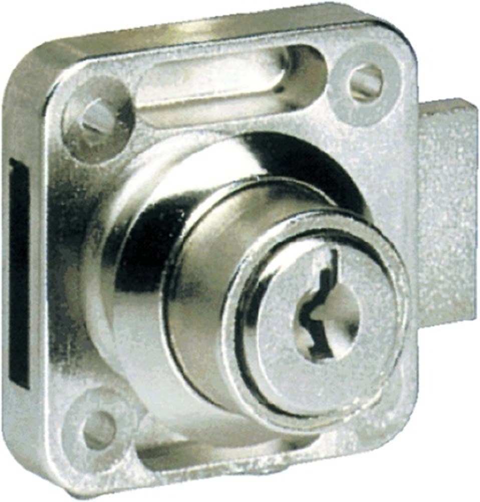 MEUBELSLOT VACHETTE 4464 VERNIKKELD / RECHTS  / VERSCHILLEND SLUITEND (doornmaat: 25mm)