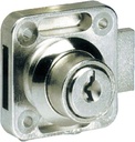 MEUBELSLOT VACHETTE 4464 VERNIKKELD / RECHTS  / VERSCHILLEND SLUITEND (doornmaat: 25mm)