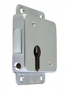 Oplegkastslot cilinder 75x150mm/55mm - rechts naar buiten draaiend - mat chroom (S&B 114501.9)
