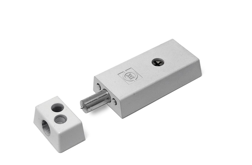 opleg-raamslot / dx / verschillend sluitend / wit gelakt