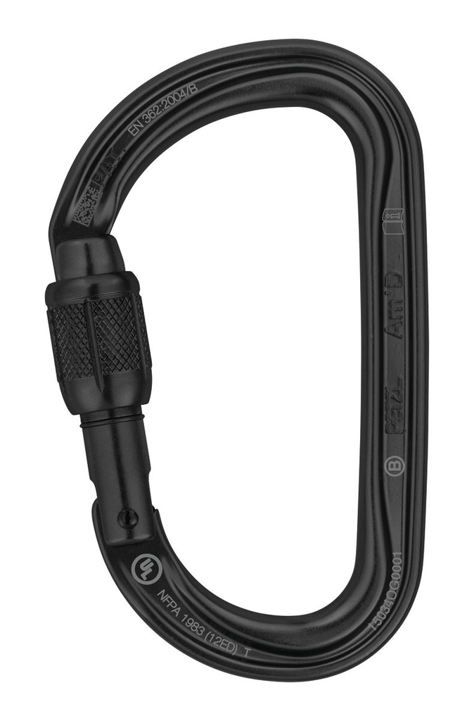 PETZL am'd triact-lock carabiner black