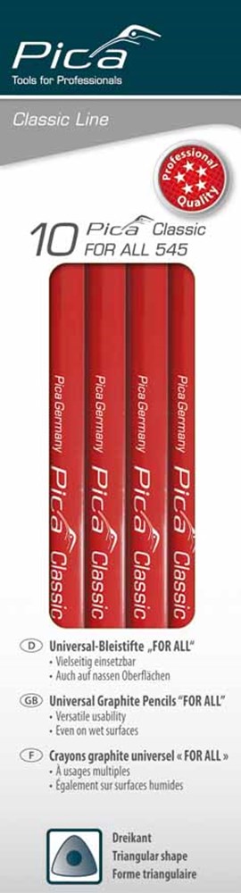 PICA 545/24-10 classic for all potlood (doos=10 stuks)