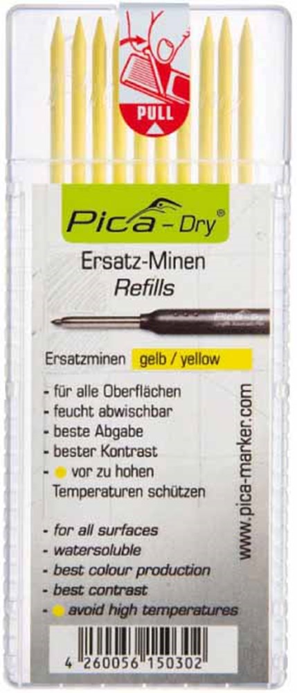 PICA 4032 dry refill set (10 x geel)