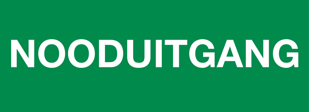 pict nooduitgang vin. 250x90