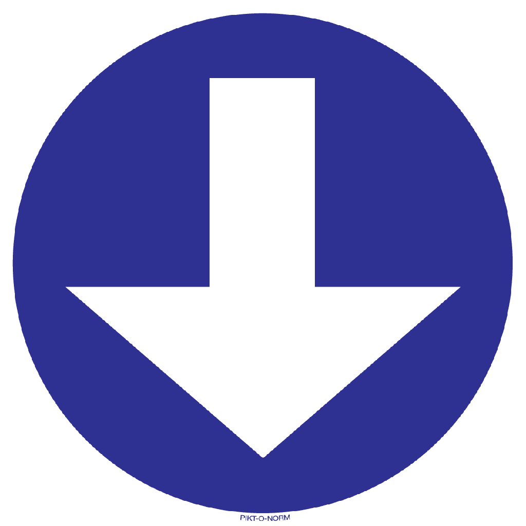 pict pijl blauw pp 200