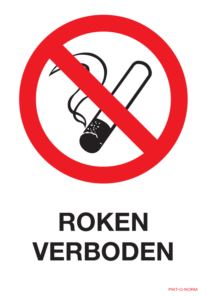 pict roken verboden vin 140x200