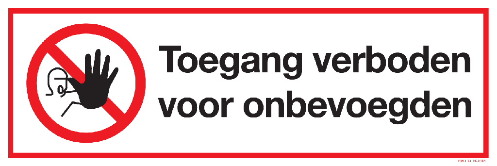 pict toegang verboden onbevoegden pp 300x100