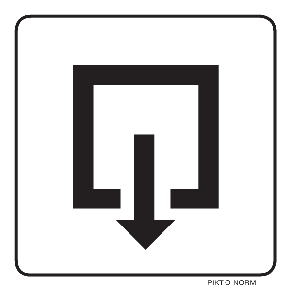 pict uitgang vin zw/wit 100