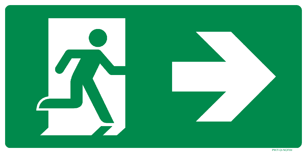 pict vluchtweg pijl rechts vin 300x150