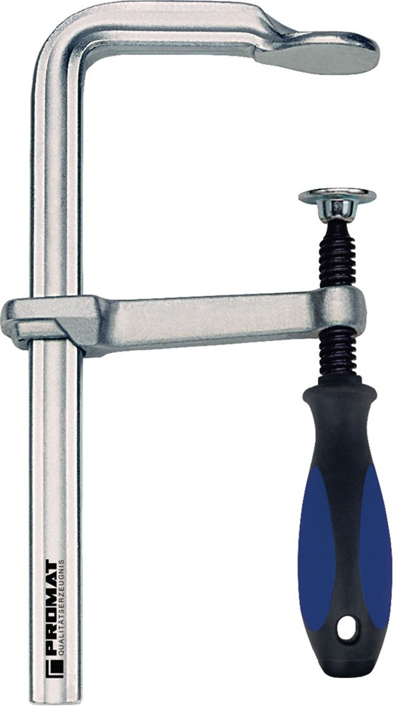 TECWERK geheel stalen schroefklem spanw. 200 mm werkbereik 100 mm 3c-greep