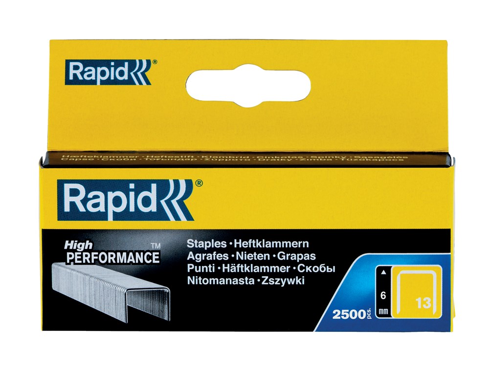 RAPID nieten 13/6mm (gegalvaniseerd), 2.500 st., box