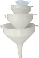 REILANG trechterset pe-wit 50, 75, 100, 120 mm 4-delig