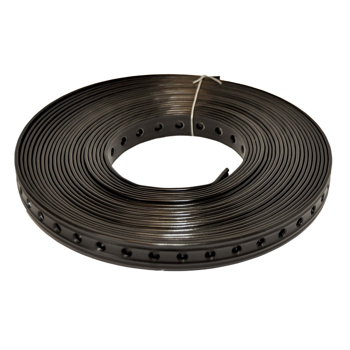 Bandijzer zwart geplastificeerd 19×0.8mm (rol 10m) 