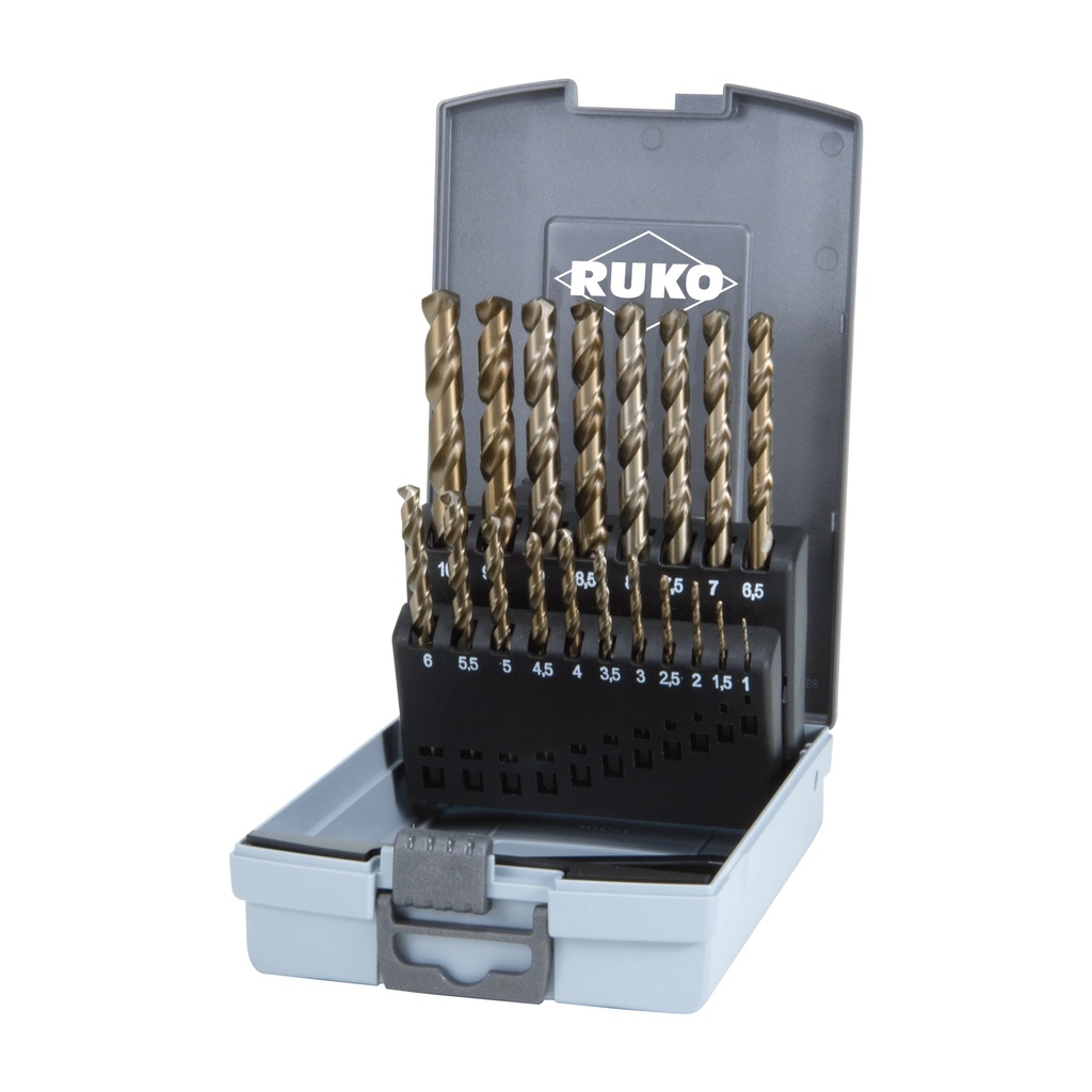 RUKO spiraalboorset hss 1.0-13.0mm (25-dlg)