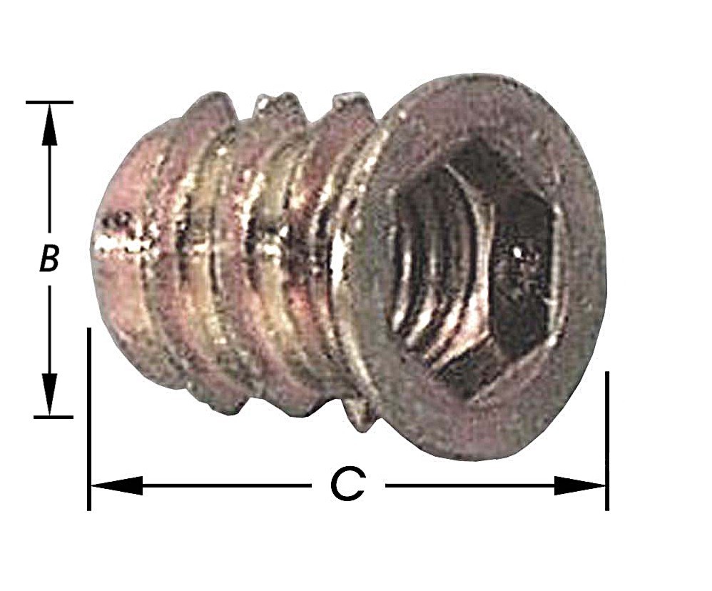 Schroefmoeren/rampamoeren M8 (100st)