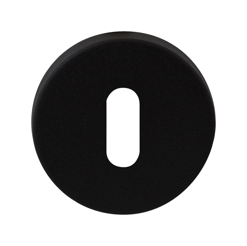 sleutelrozet rond 50x 8mm zwart