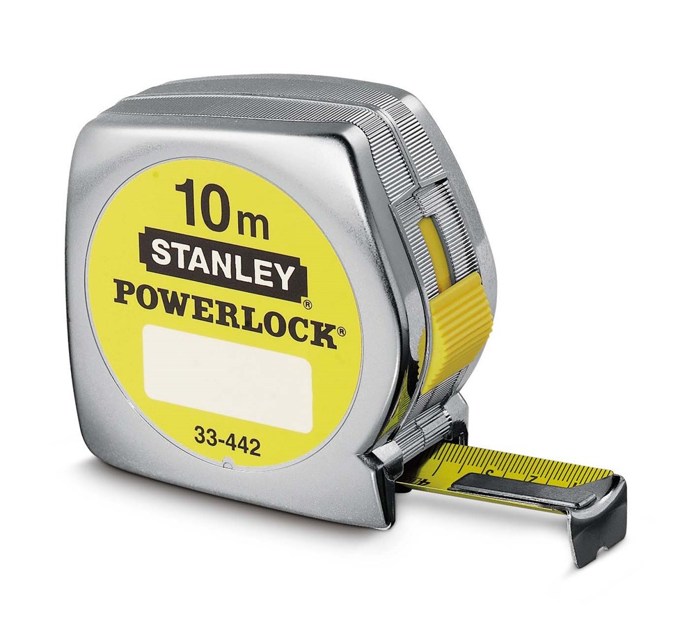 STANLEY rolbandmaat powerlock 10m - 25mm