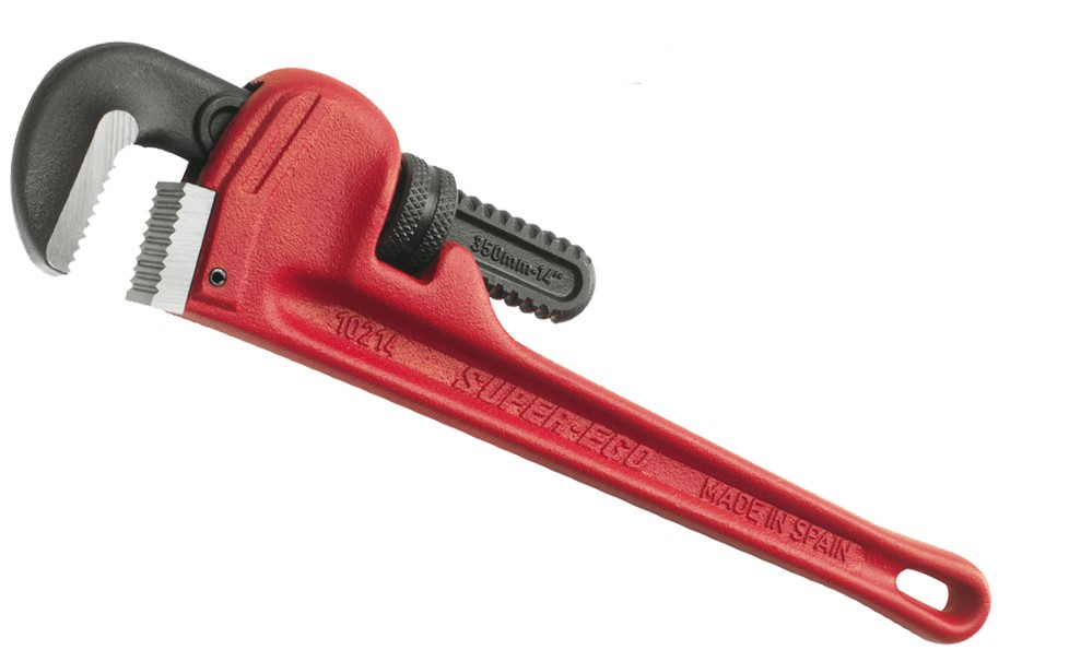 SUPER EGO 102 heavy duty pipe wrench "18"