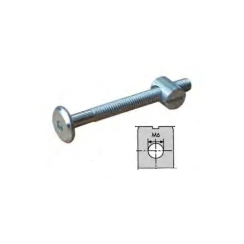 verbindingset klobe m6x60 mm