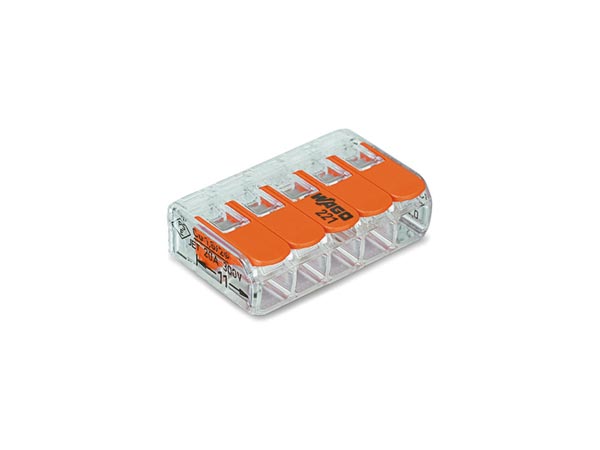 WAGO Compacte verbindingsklem 5x0,2-4,0mm²