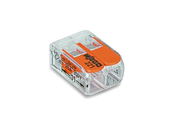 WAGO Compacte verbindingsklem 2x0,2-4,0mm²