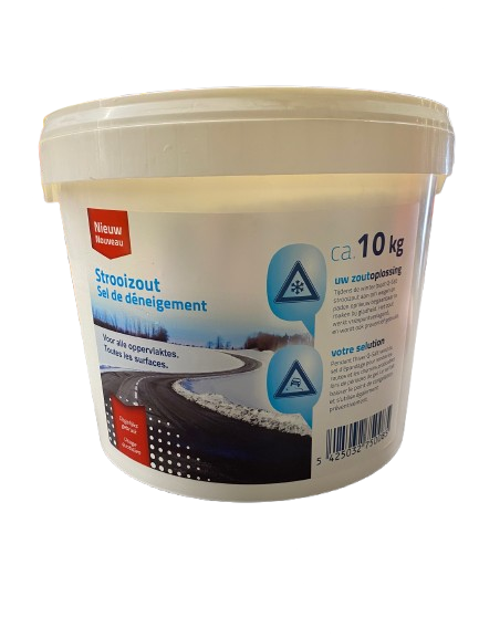 Strooizout gekorreld in emmers (10kg)