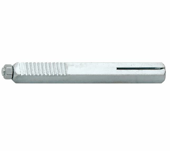 Vierkantstift halve deurkruk met moer 60mm