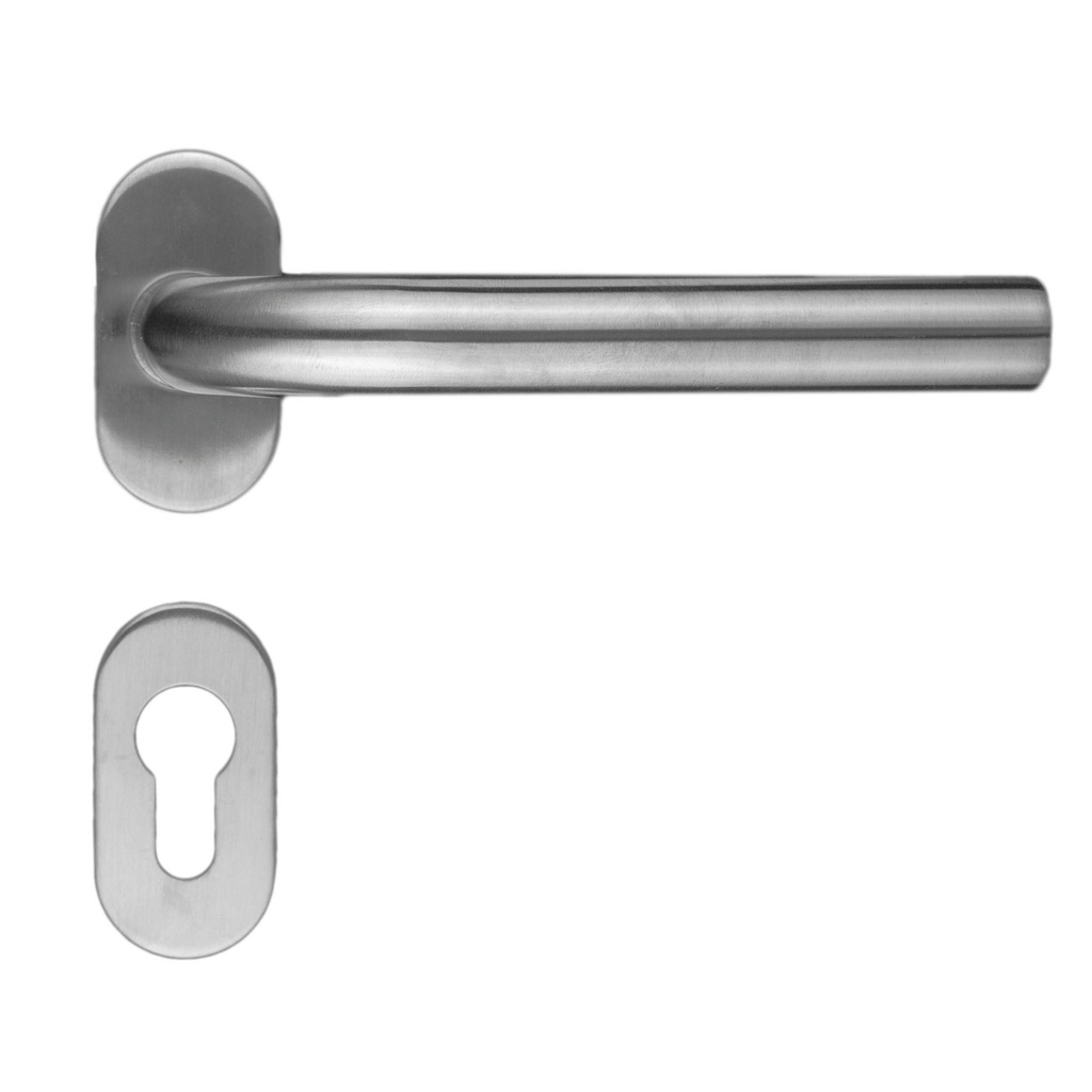 HDD deurkruk pro profiel l shape 19mm inox plus r+e cyl