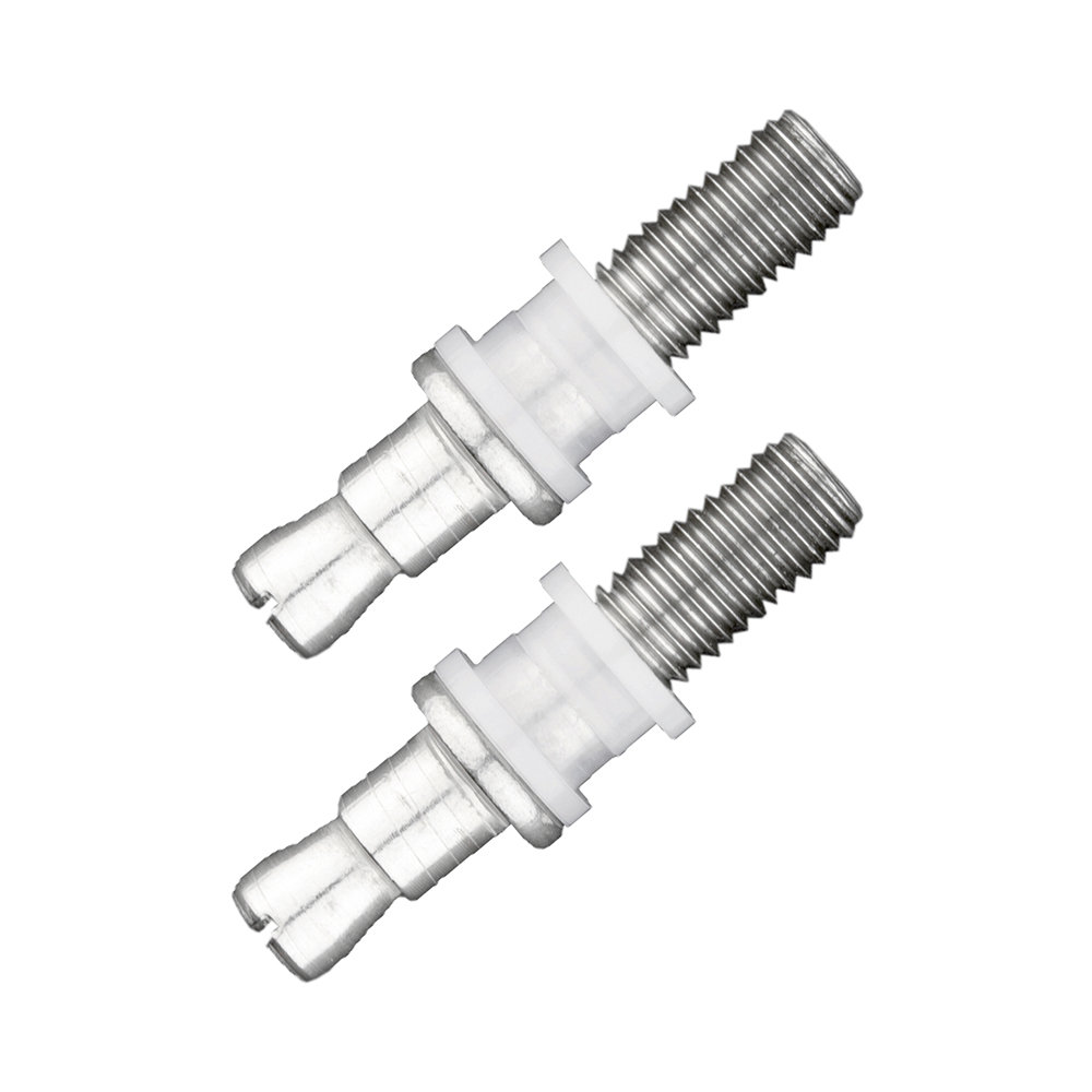 HDD bevestigingsset trekker inox plus per paar voor glas