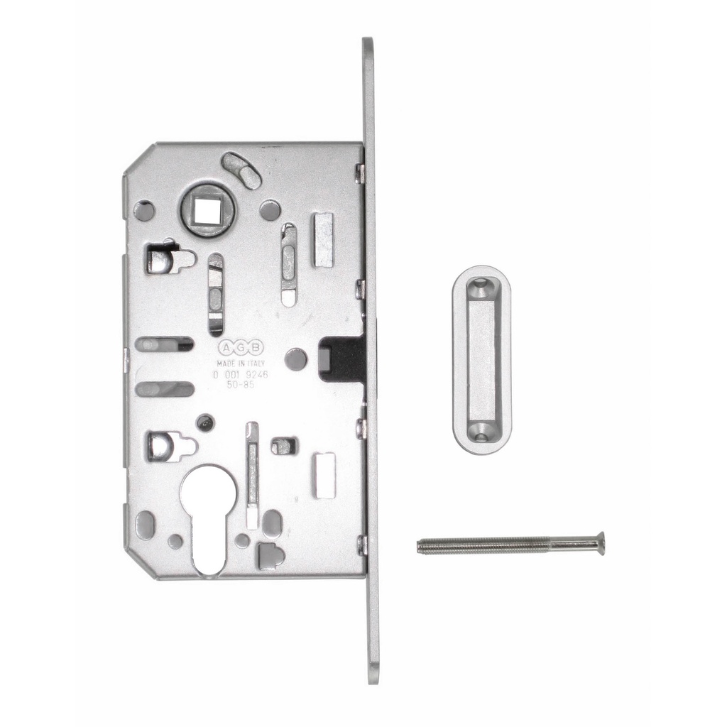 HDD slot magneet agb 18mm voorplaat inox look cylinder 85mm