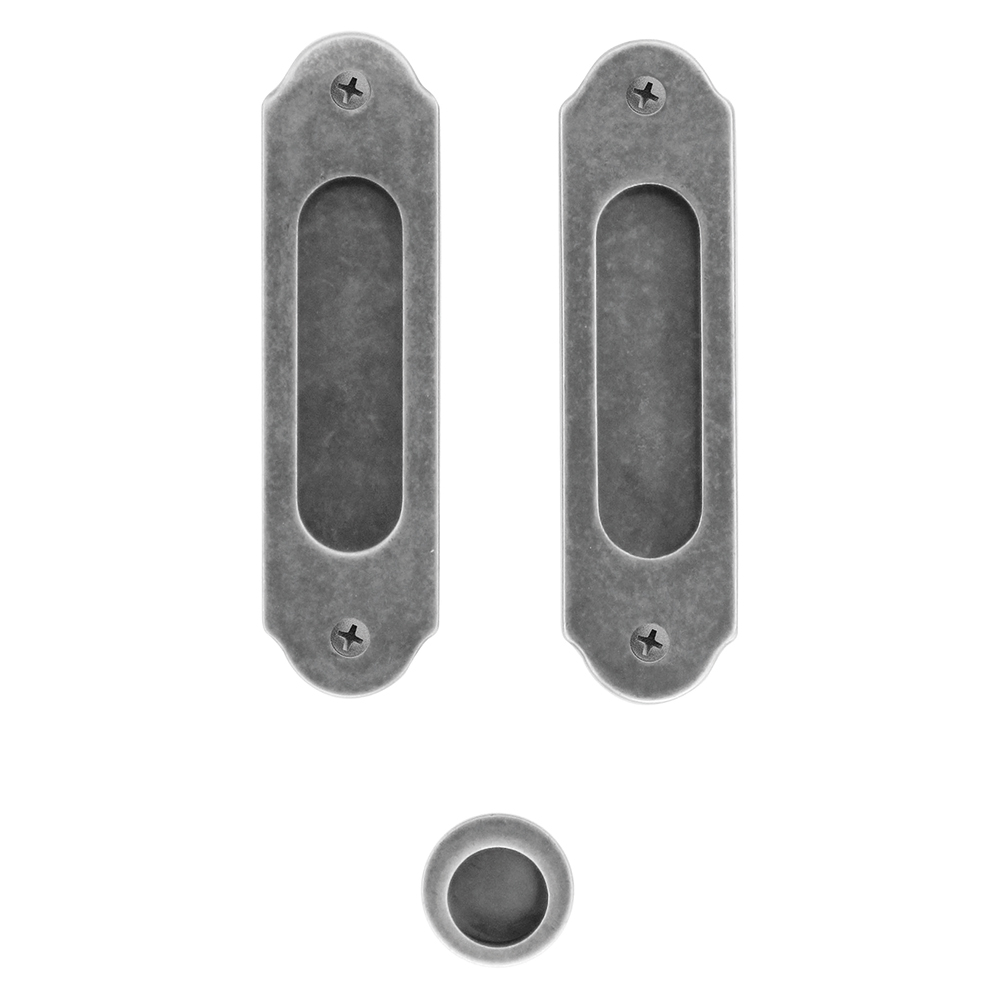 HDD inkapschelp fra retro ovaal old silver per set