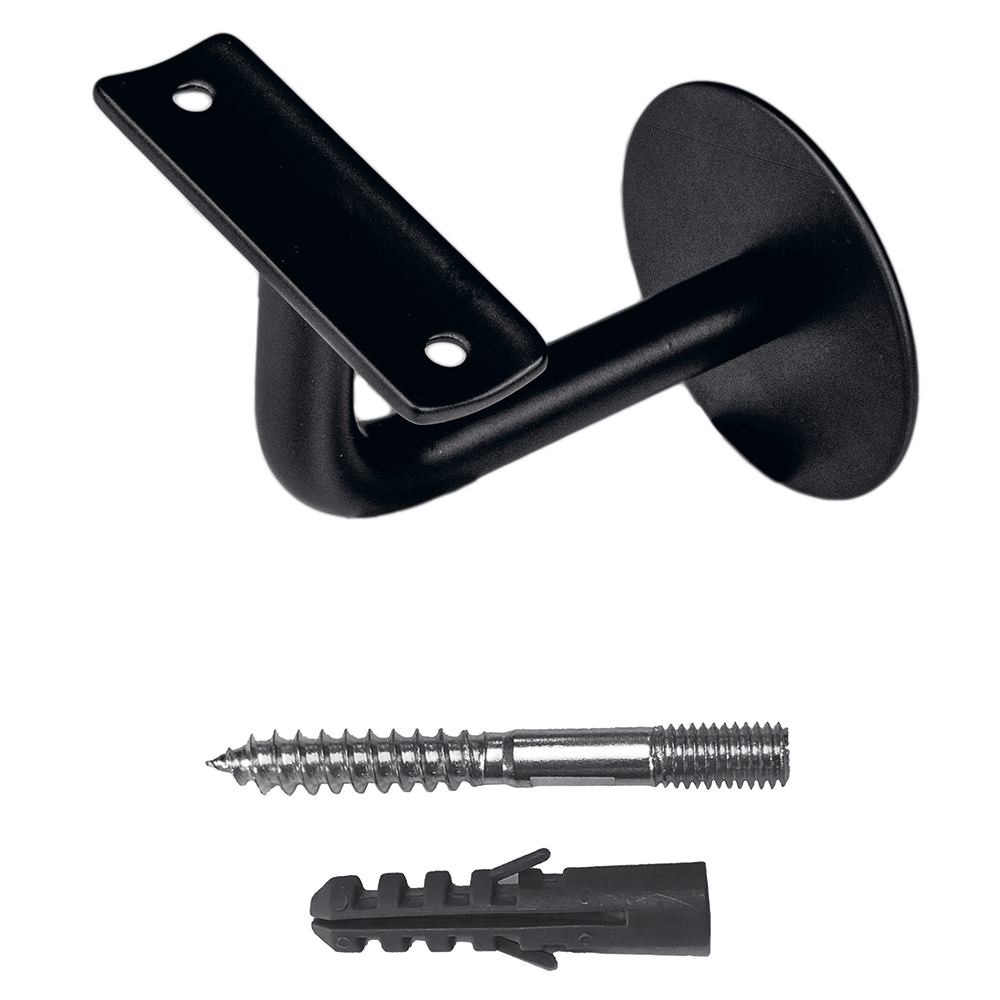 HDD trapleuninghaak rond zwart