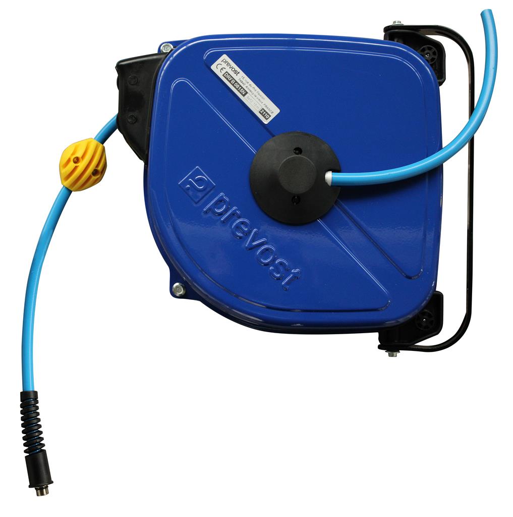 PREVOST PERSLUCHTDARM 8MMX12M OPROLLER MET TERUGKEERCONTROLE