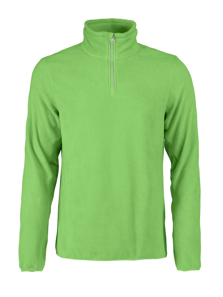 Printer Frontflip Fleece Halfzip Lime M