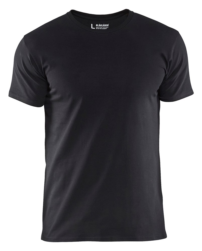 BLAKLADER/T-SHIRT SLIM FIT/3533/ZWART/L