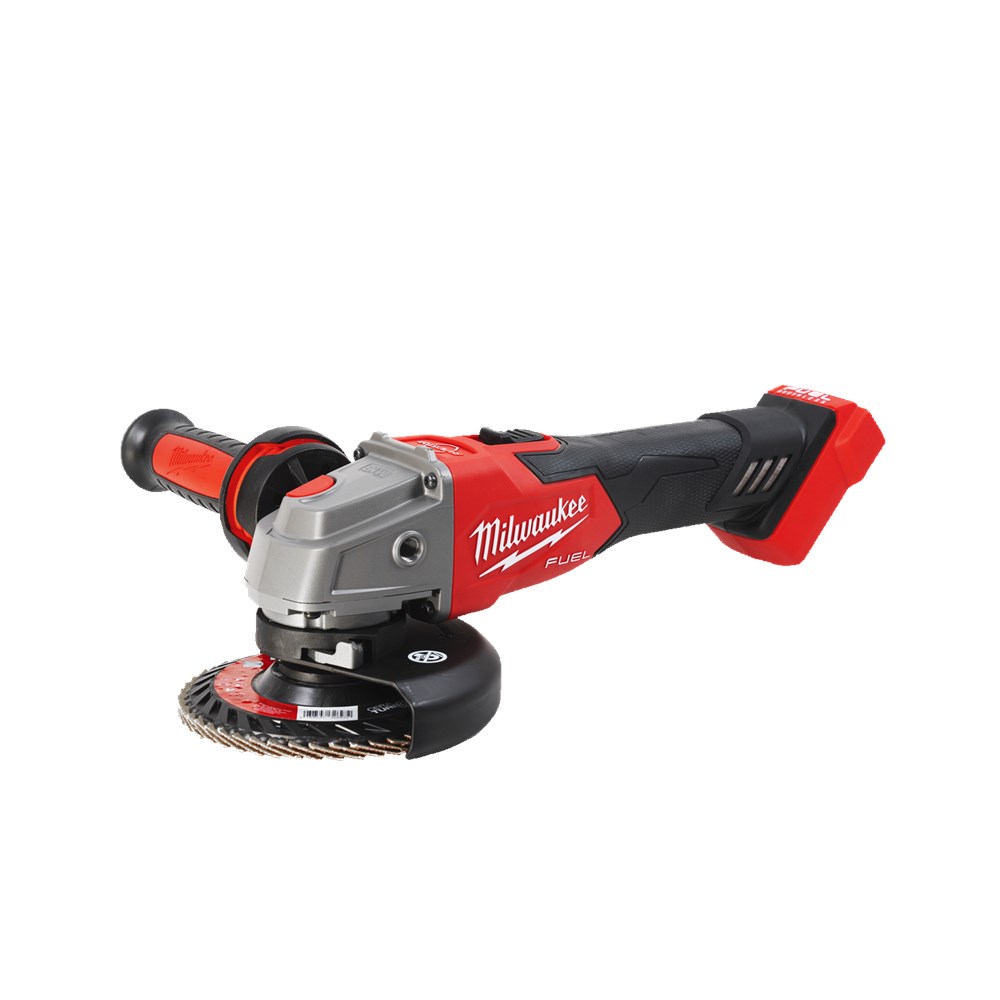 MILWAUKEE M18 FSAG125XB-0X  M18 FUEL™ 125 mm haakse slijper met schuifschakelaar en rem