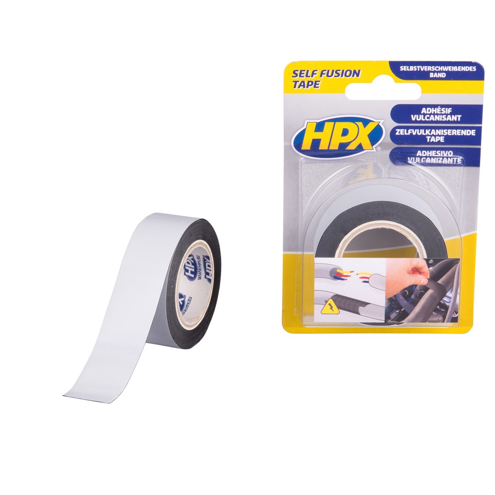 HPX Vulcaniserende tape zwart 25mm 3m