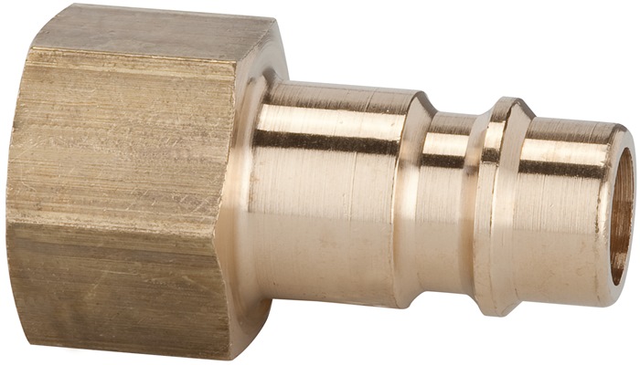 PROMAT Steeknippel messing blank stekker DN 7,2 binnenschroefdraad G 3/8 inch