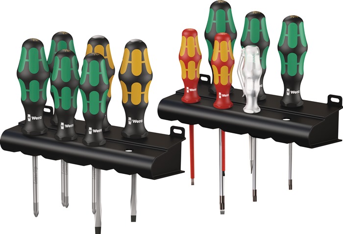 WERA Schroevendraaierset Kraftform XXL 2 12-delig sleuf / PH / PZD / TX Kraftformgreep
