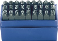 KUKKO Slagletterset 329 27-delig hoofdletters A-Z letterhoogte 3 mm in kunststofbox
