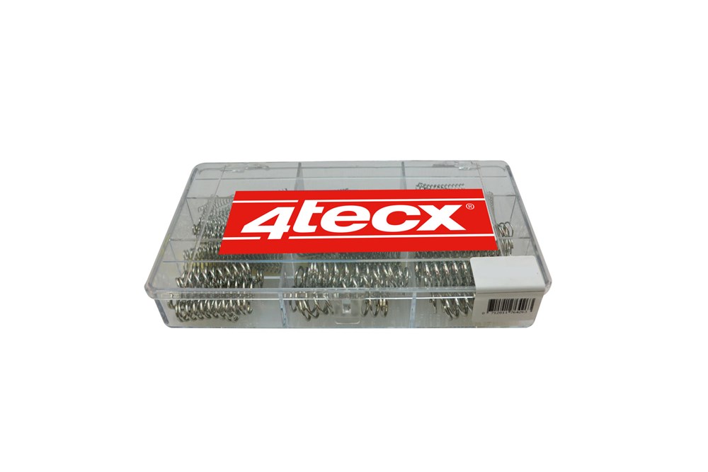 4TECX assortiment drukveren 105-delig verzinkt