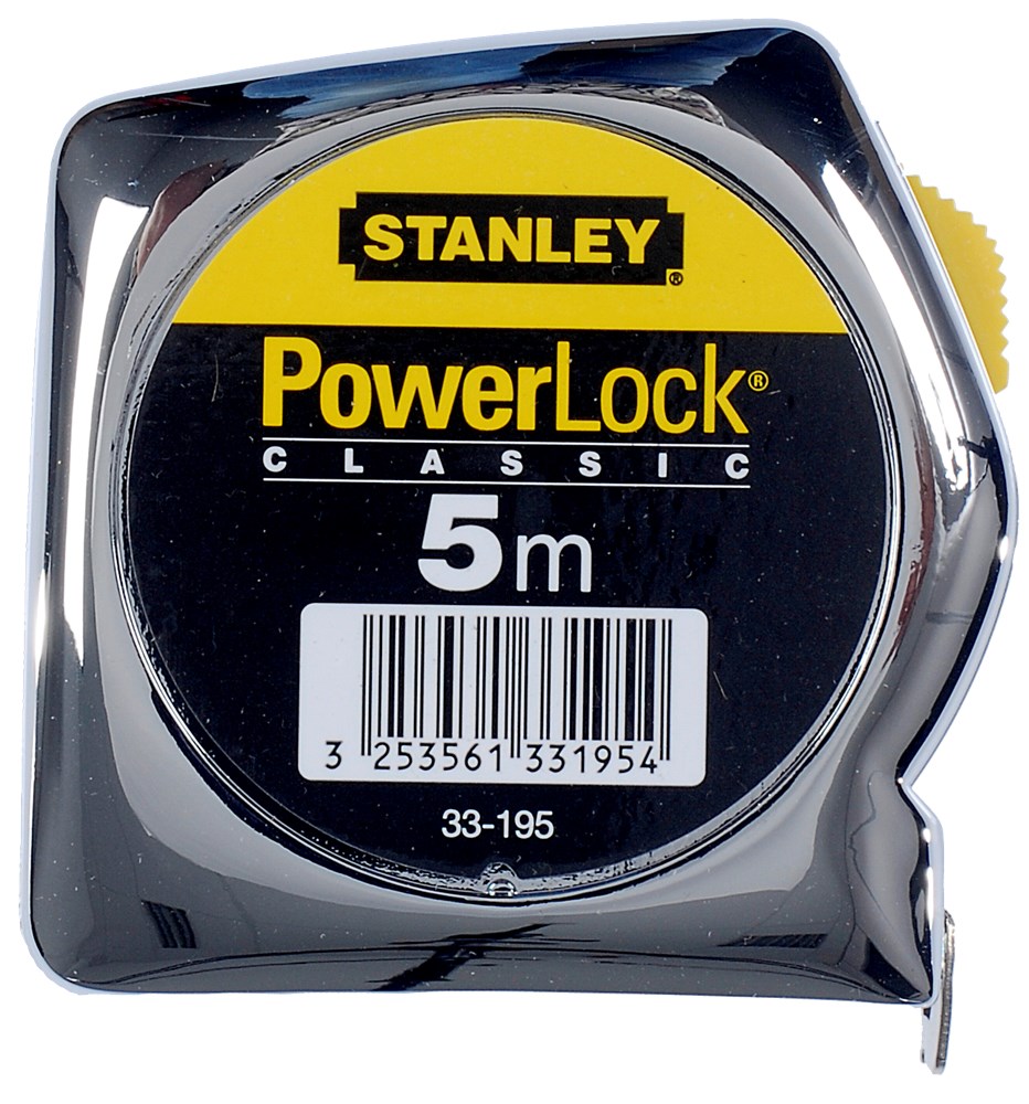 STANLEY rolbandmaat powerlock 5m - 25mm