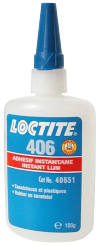 LOCTITE 406 Snellijm voor kunststof en rubber fl. 100g