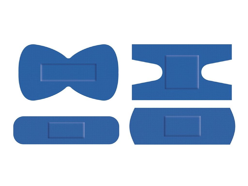 Detectaplast Elastic pleister Assortiment 19x72, 25x72, vingertop & kneukel (100st)