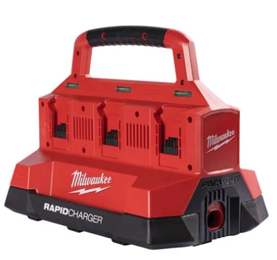 MILWAUKEE M18 PC6 EU PACKOUT™ compatibele lader voor 6 accu's