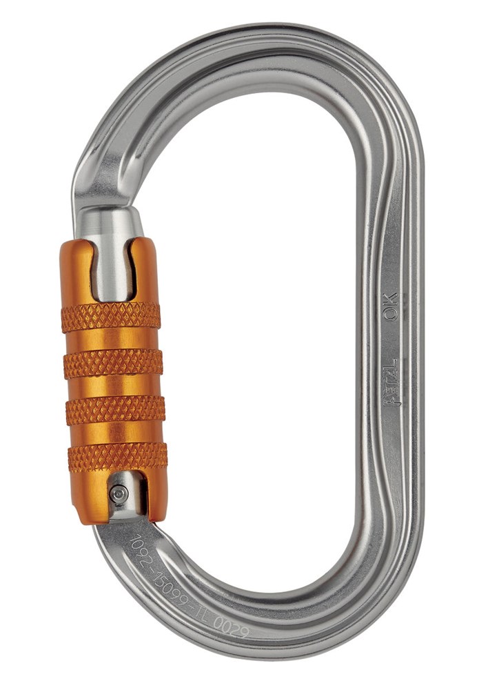 PETZL ok triact-lock carabiner