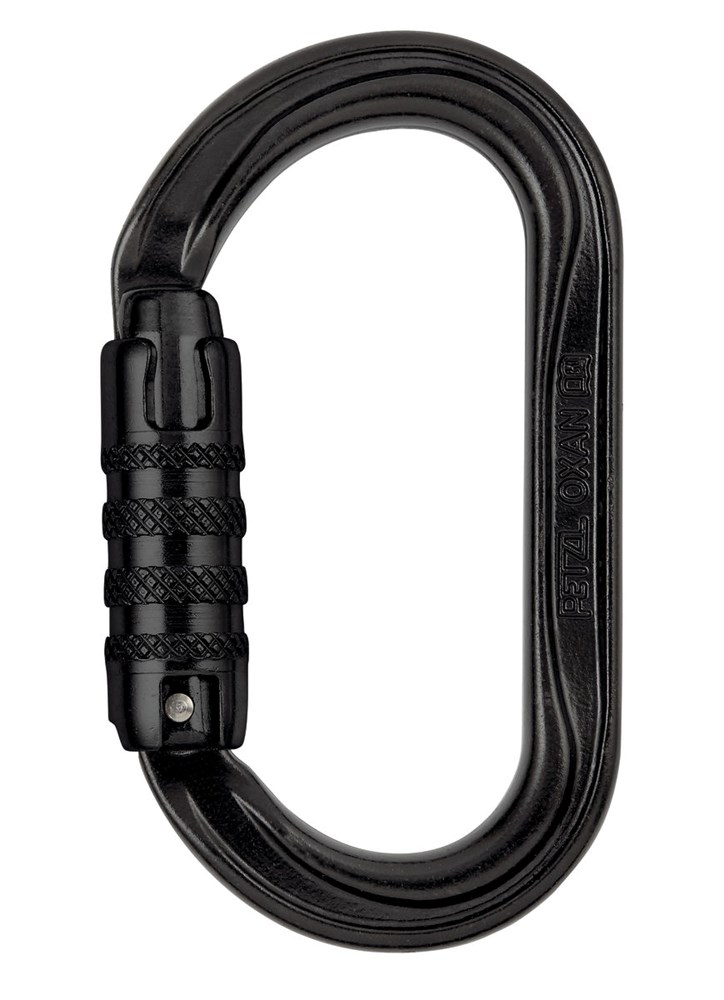 PETZL carabiner oxan triact-lock u black