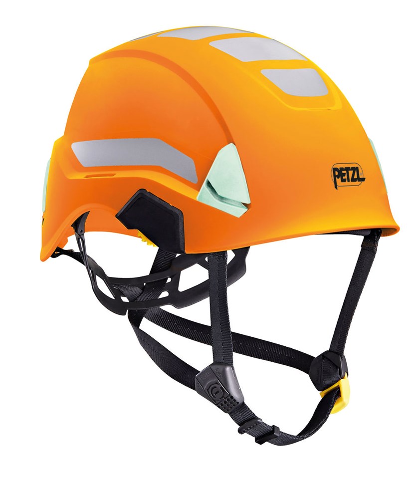 PETZL strato hi-viz helmet orange