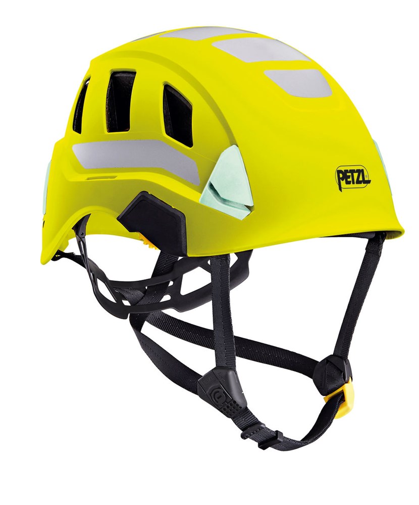 PETZL strato vent hi-viz helmet yellow