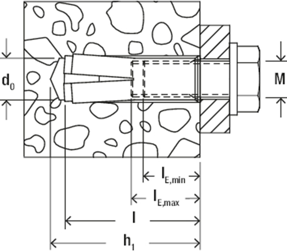 FISCHER EA II Inslaganker M16 (20)